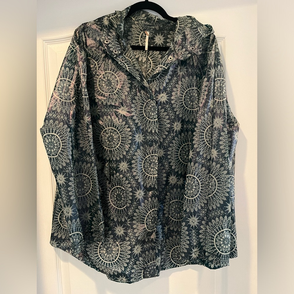 Free People Rain Coat